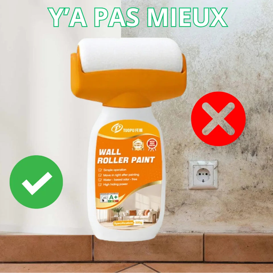 Peinture au rouleau : simple , propre et efficace