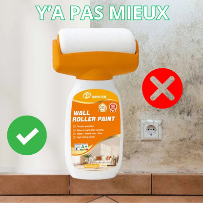 Peinture au rouleau : simple , propre et efficace