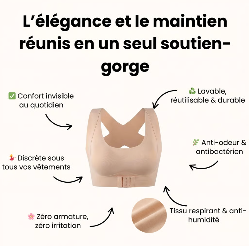 Soutien gorge de correction posturale