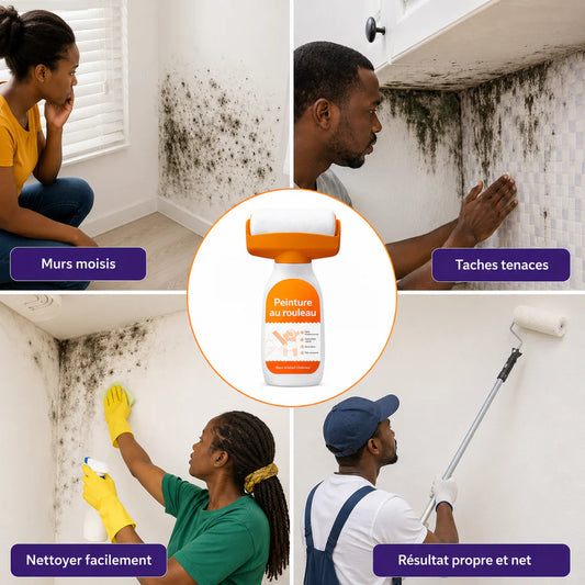 Peinture au rouleau : simple , propre et efficace